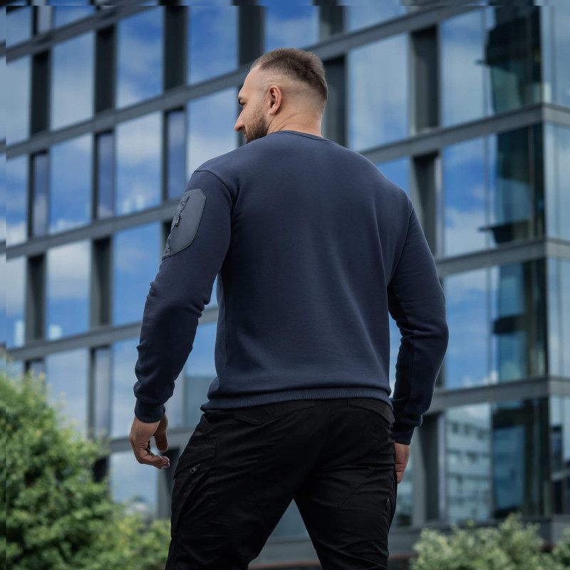 M-Tac світшот Nylon Pocket Cotton Hard Indigo Blue