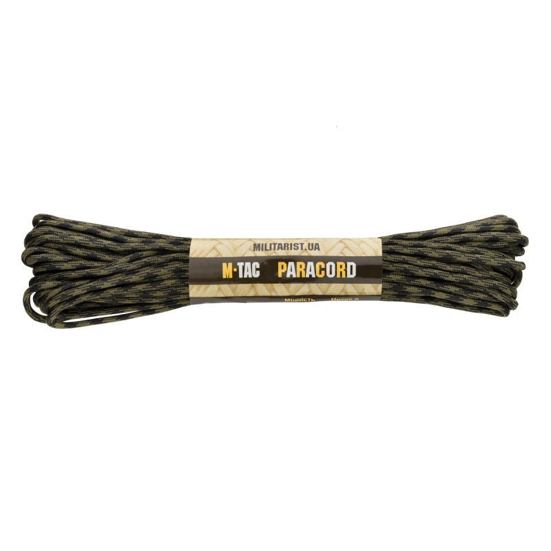 M-Tac паракорд 550 type III Black & Army Green 15м