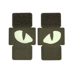 M-Tac нашивка Tiger Eyes Laser Cut (пара) Ranger Green