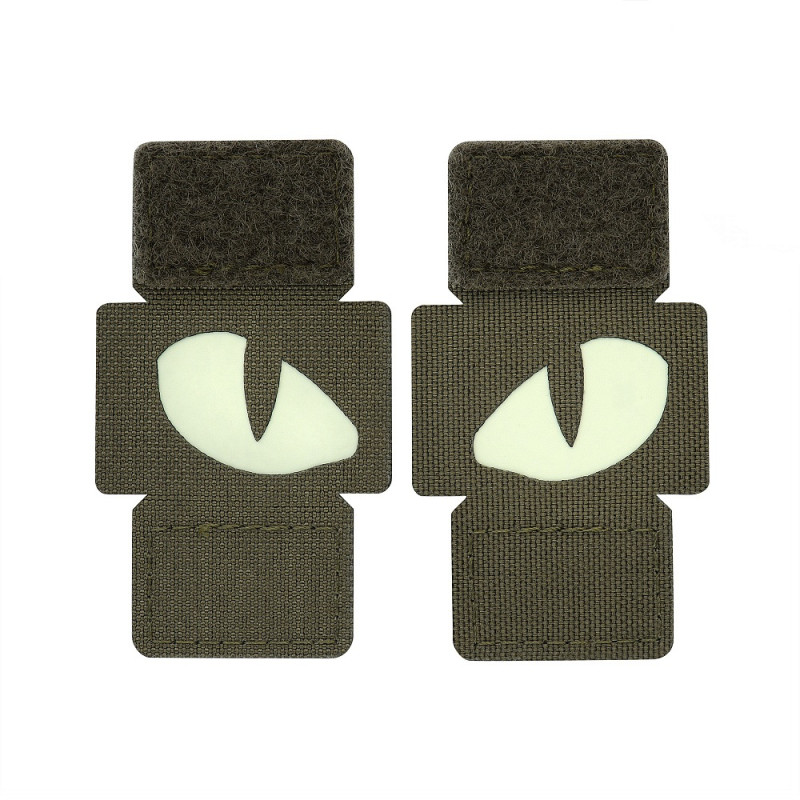 M-Tac нашивка Tiger Eyes Laser Cut (пара) Ranger Green