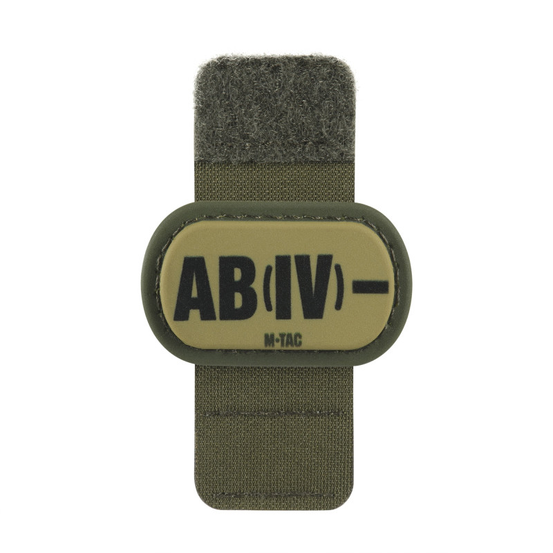 M-Tac MOLLE Patch група крові AB (IV) - PVC Ranger Green