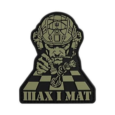 M-Tac нашивка Шах і Мат Black/Olive