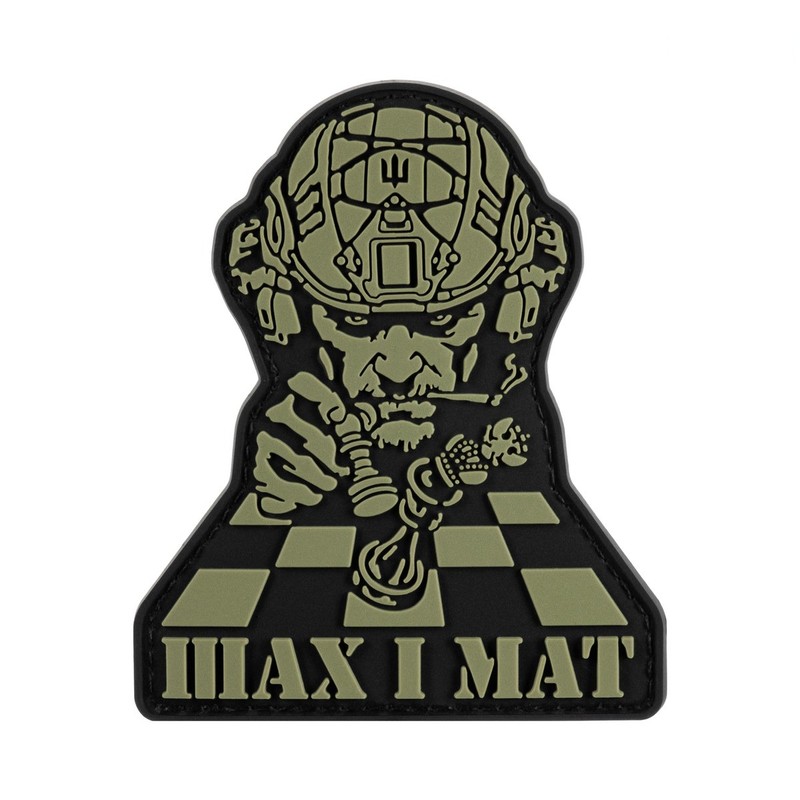 M-Tac нашивка Шах і Мат Black/Olive