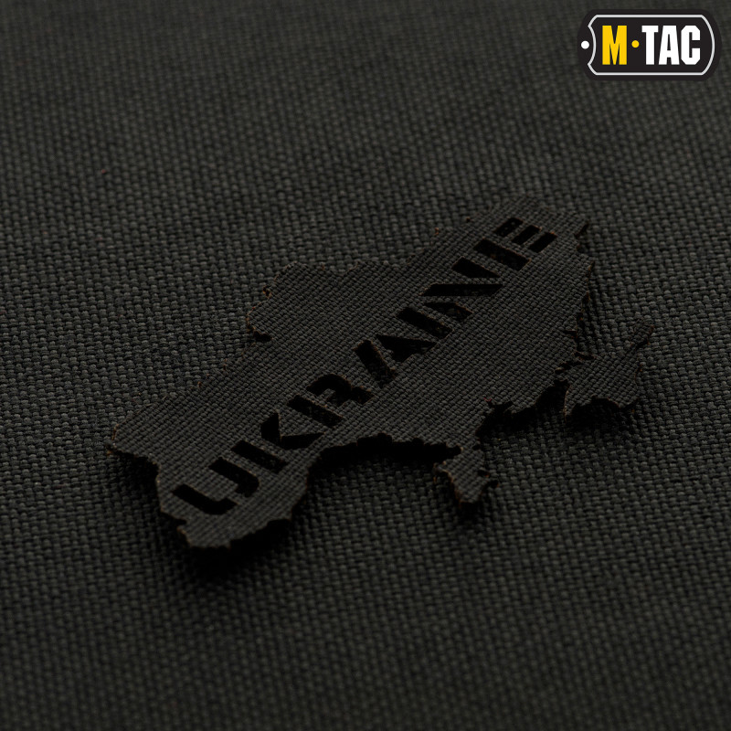 M-Tac нашивка Ukraine (контур) скрізна Laser Cut Black