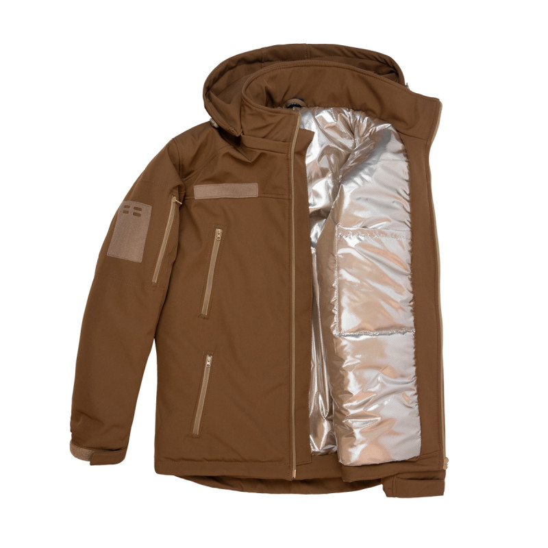Куртка зимова Vik-Tailor SoftShell Max-Heat, Coyote