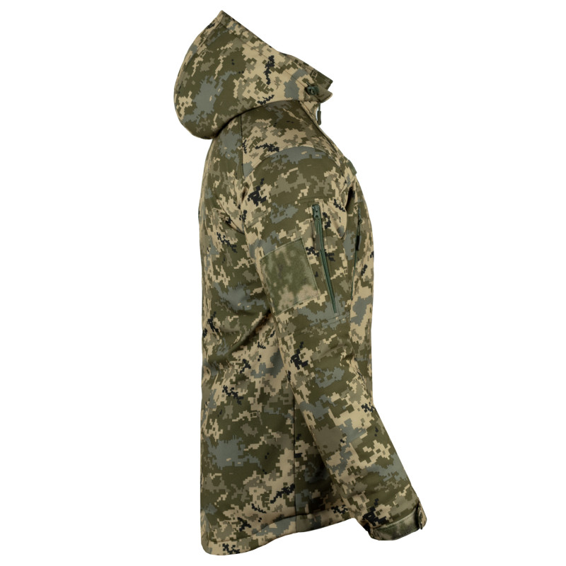 Куртка зимова Vik-Tailor SoftShell Max-Heat, Піксель