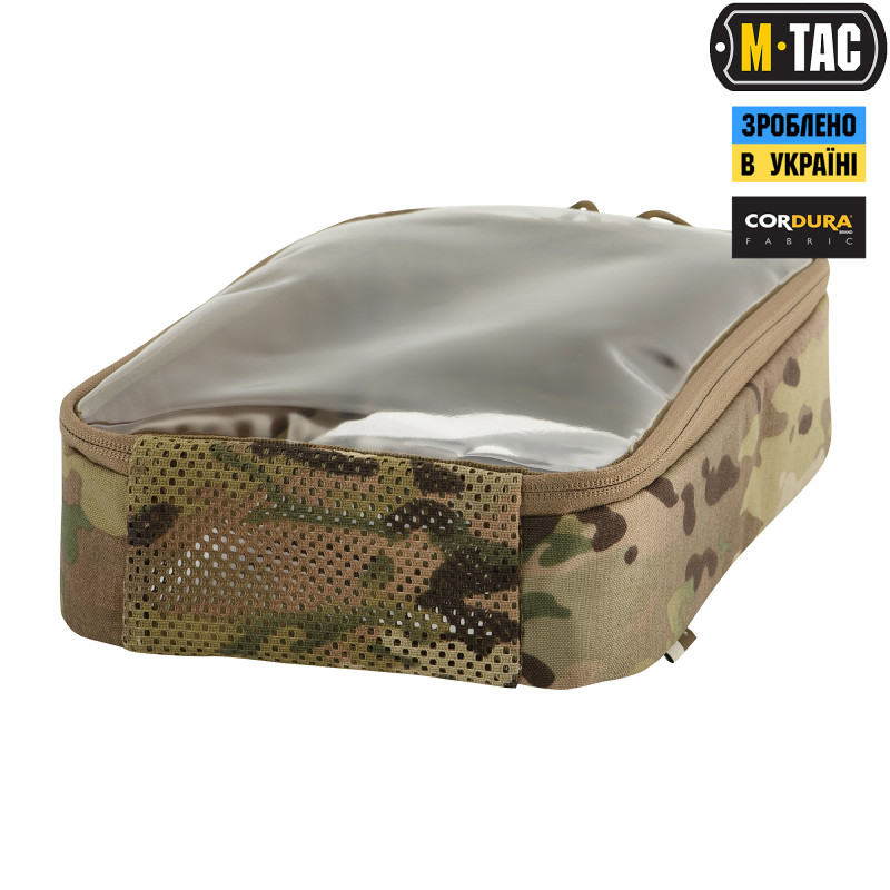 M-Tac органайзер утилітарний прозорий Elite Large (30х19 см) Multicam M-Tac органайзер утилітарний прозорий Elite Large (30х19 см) Multicam