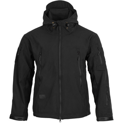 Тактична Куртка Softshell Shark Skin Silver Knight, Black