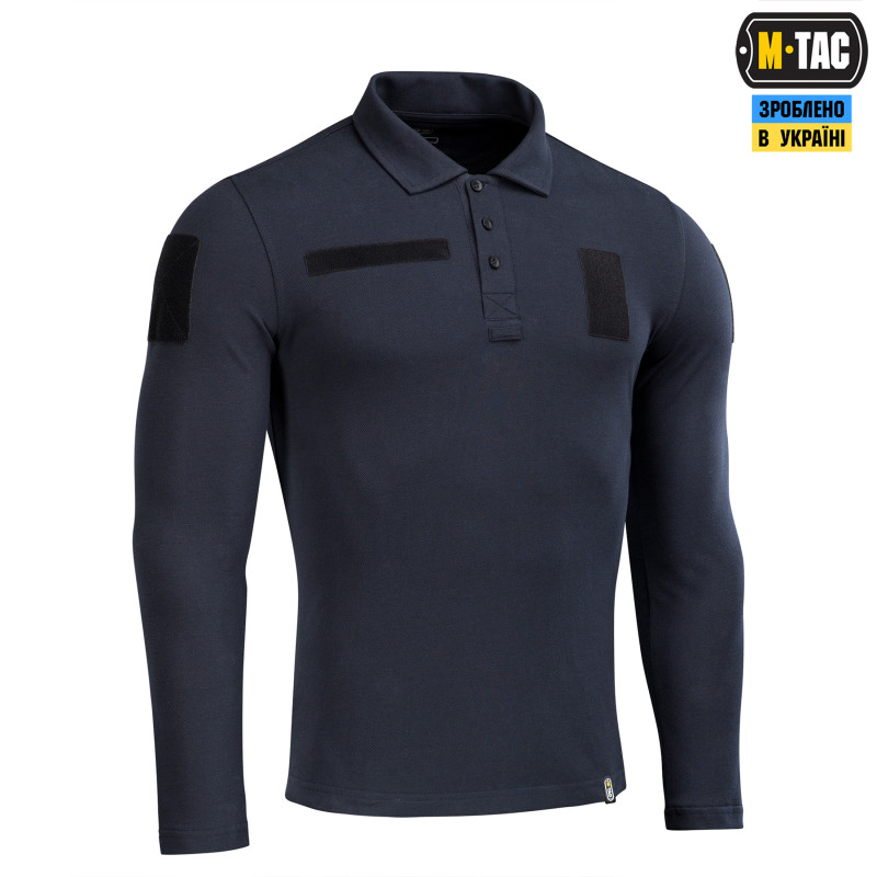 M-Tac поло тактичне довгий рукав 65/35 Dark Navy Blue M-Tac поло тактичне довгий рукав 65/35 Dark Navy Blue