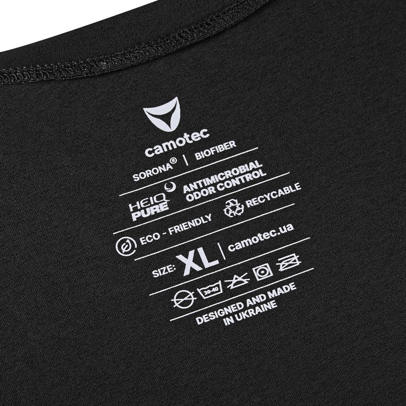 Футболка Pani Totem Logo V-neck Чорна 8284 Футболка Pani Totem Logo V-neck Чорна 8284