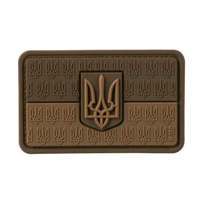 M-Tac нашивка прапор України з гербом рельєфний PVC койот