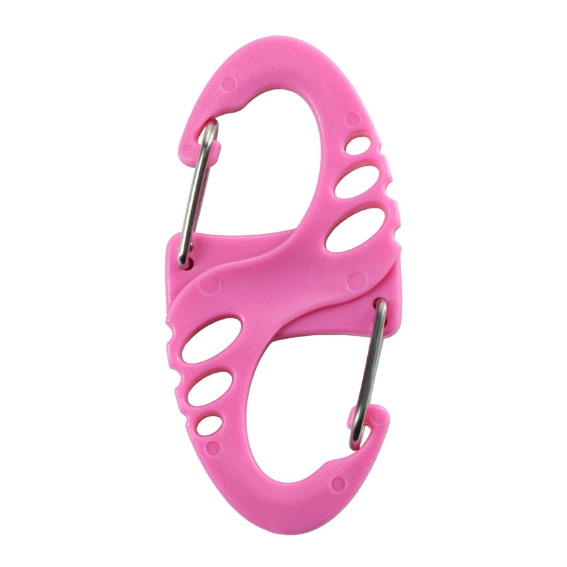 M-Tac карабін S-Hook пластиковий Pink