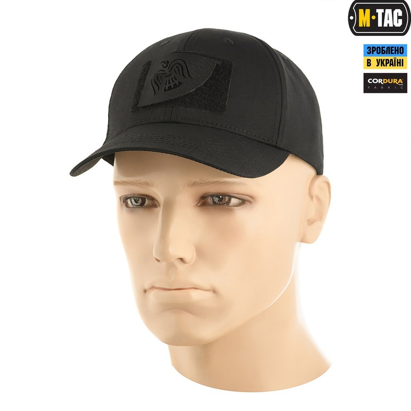 M-Tac нашивка Знамя Ворона скрізна Laser Cut Black