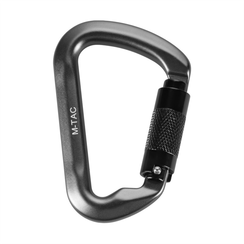 M-Tac карабін 10 см с байонетною муфтою Keylock сірий