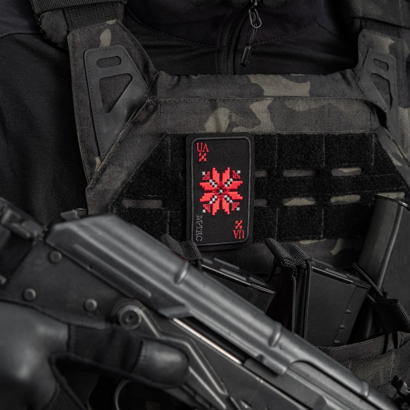 M-Tac нашивка Вишиванка (вишивка) Black/Red