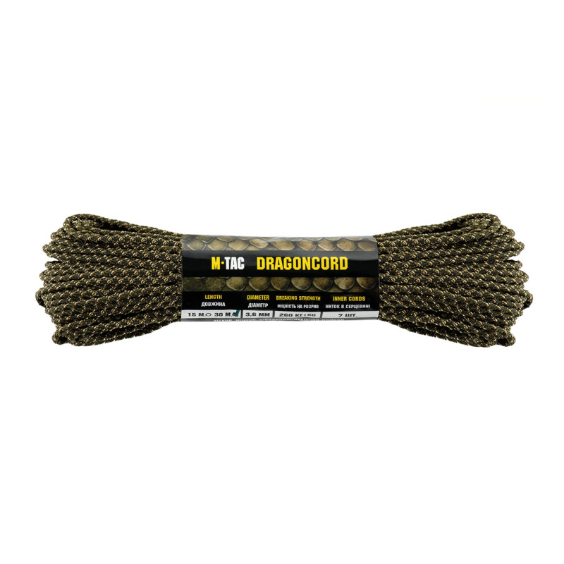 M-Tac паракорд Dragon Cord 30m OD Green/Coyote