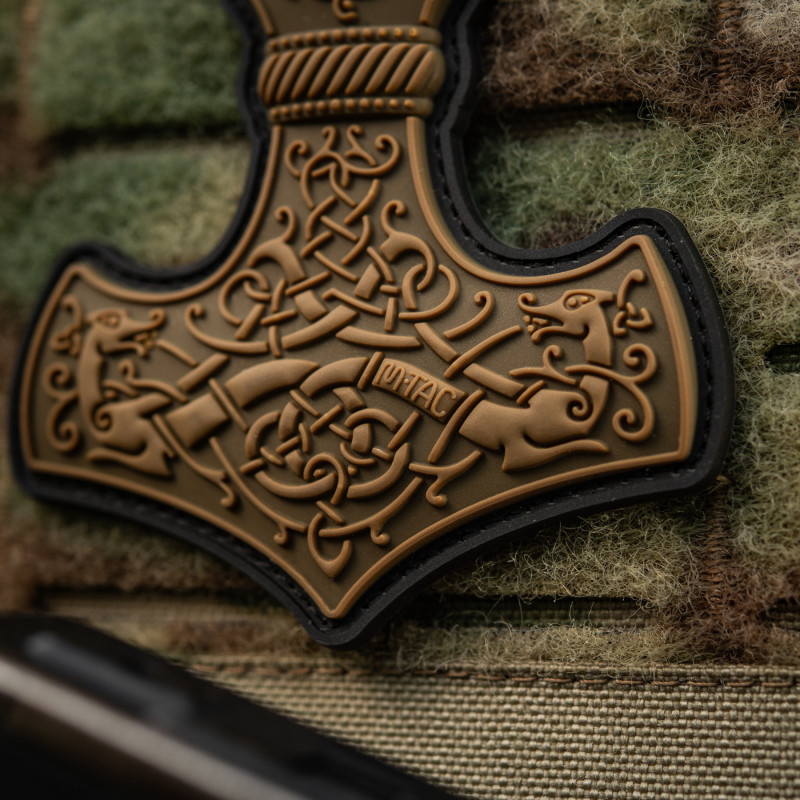 M-Tac нашивка Mjölnir Large PVC Coyote M-Tac нашивка Mjölnir Large PVC Coyote