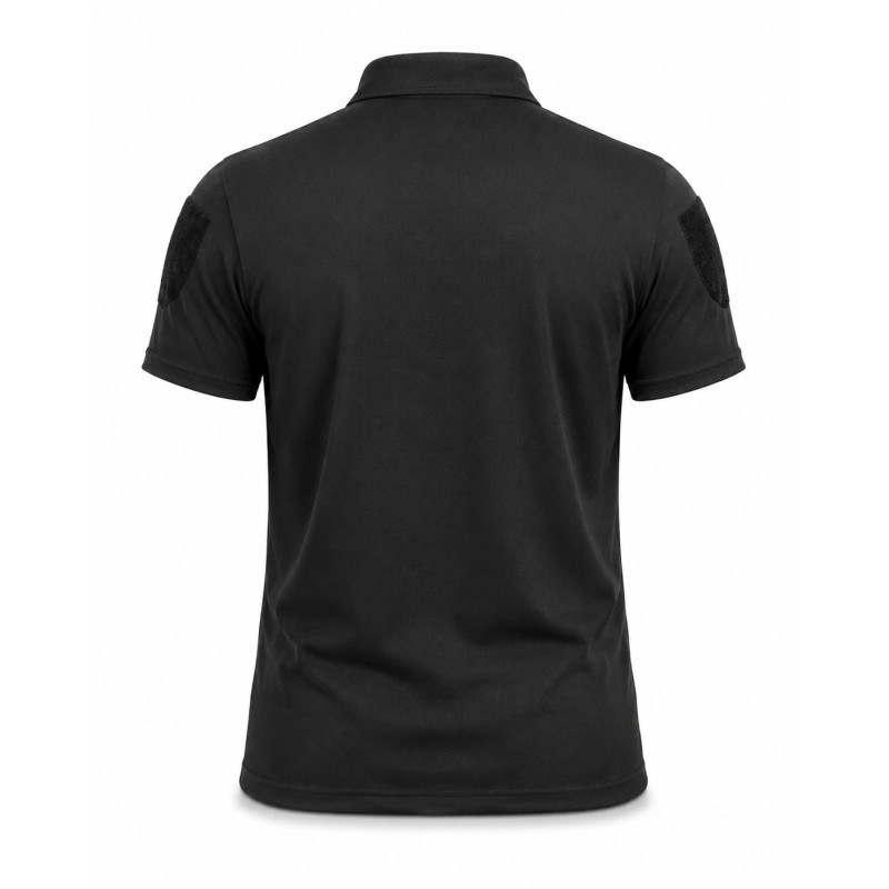 Футболка поло з липучками Vik-Tailor CoolPASS, Black, 48