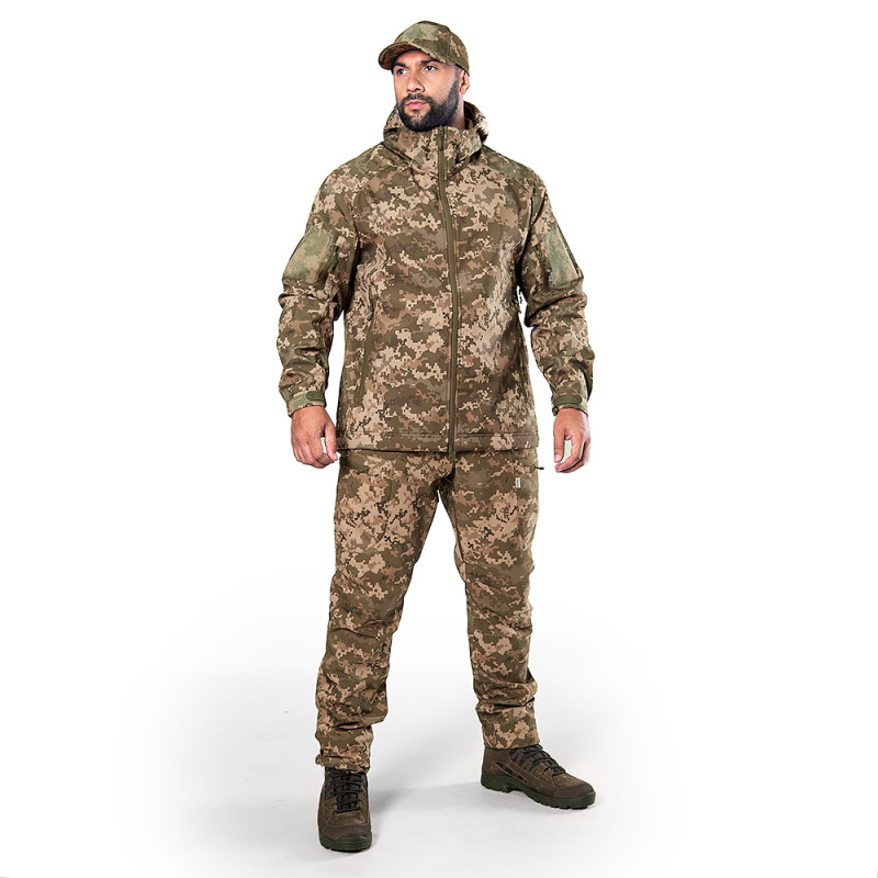 Штани SoftShell Vent 2.0 Піксель 8537