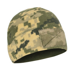 Шапка флісова Vik-Tailor з липучками Velcro MM-14 (піксель ЗСУ), Піксель