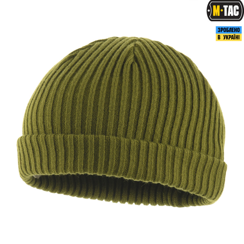 M-Tac шапка вязана 100% акрил Olive M-Tac шапка вязана 100% акрил Olive