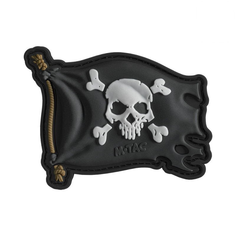 M-Tac нашивка Веселий Роджер PVC Black M-Tac нашивка Веселий Роджер PVC Black