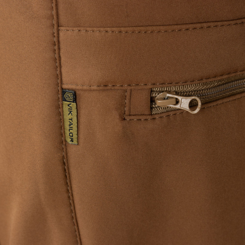 Штани тактичні зимові Vik-Tailor SoftShell з флісовою підкладкою, Coyote