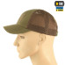 M-Tac бейсболка тактична з сіткою Elite Flex Dark Olive — фото 4