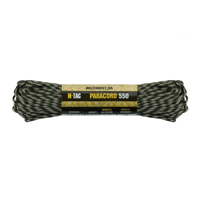M-Tac паракорд 550 type III 30m Sandblast dark