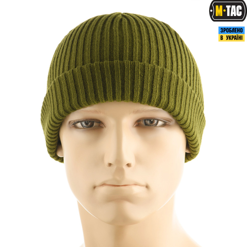 M-Tac шапка вязана 100% акрил Olive M-Tac шапка вязана 100% акрил Olive