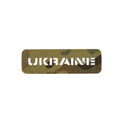 M-Tac нашивка Ukraine скрізна 25х80 Laser Cut Multicam