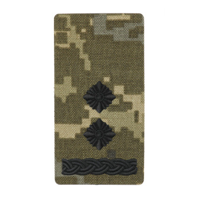 M-Tac погон на липучці Підполковник (вишивка) MM14