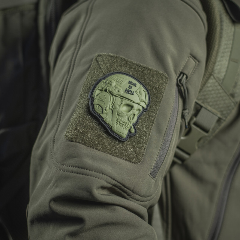 M-Tac нашивка War is Hell 3D PVC Olive M-Tac нашивка War is Hell 3D PVC Olive