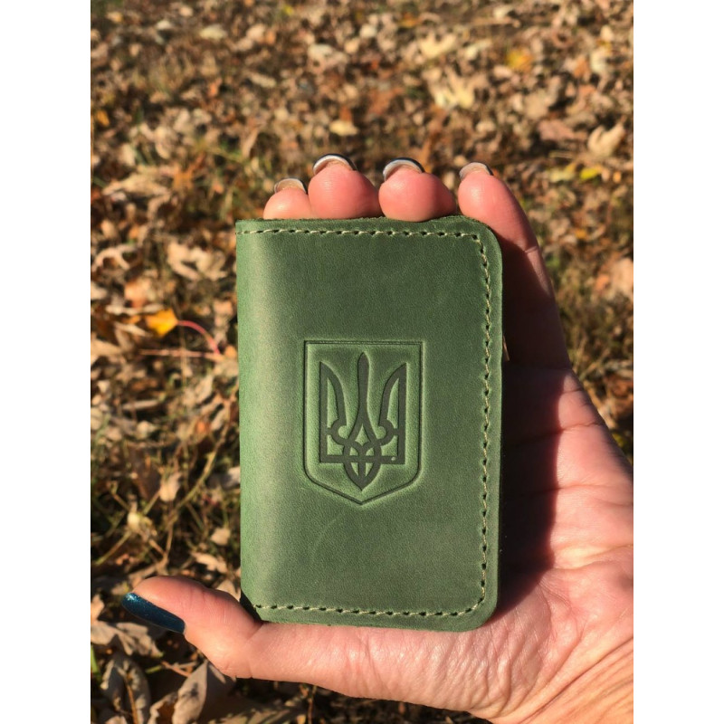 Обкладинка на ID-паспорт зелений, Український виробник Обкладинка на ID-паспорт зелений, Український виробник