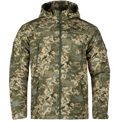 Куртка зимова Vik-Tailor SoftShell Max-Heat, Піксель