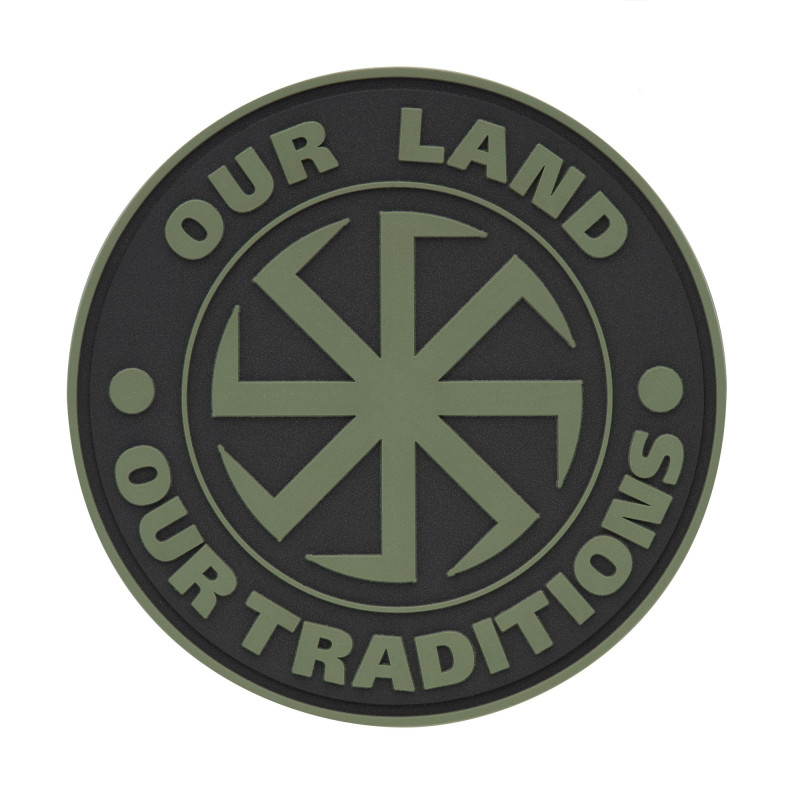 M-Tac нашивка Our Land ПВХ олива