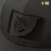 M-Tac нашивка Знамя Ворона скрізна Laser Cut Black — фото 3