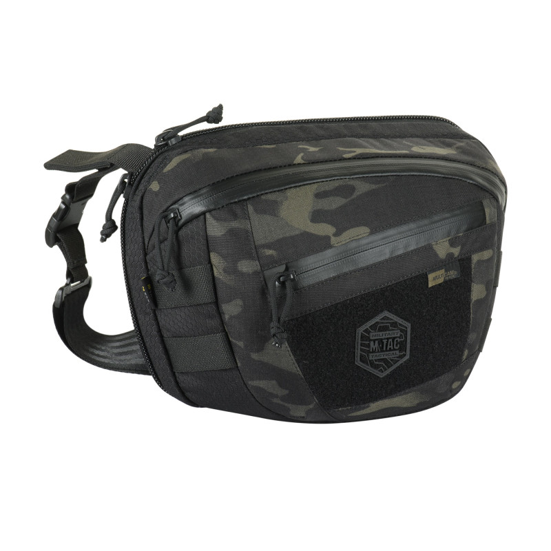 M-Tac сумка Sphaera Hex Hardsling Bag Large з липучкою Elite Multicam Black/Black
