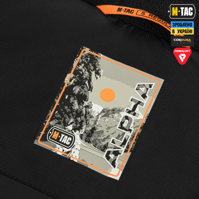 M-Tac куртка зимова Alpha Basic Primaloft Black M-Tac куртка зимова Alpha Basic Primaloft Black