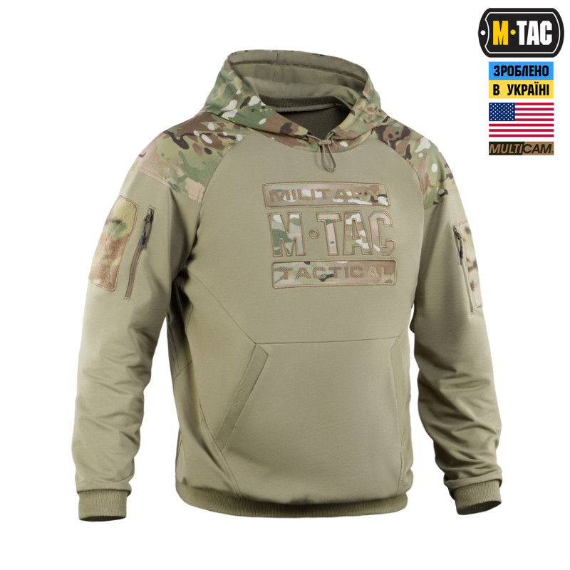 M-Tac кофта Hoodie Combat Multicam/Tan M-Tac кофта Hoodie Combat Multicam/Tan