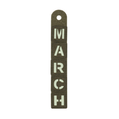M-Tac нашивка MARCH Ranger Green/GID