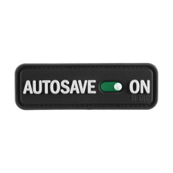 M-Tac нашивка Autosave PVC Black