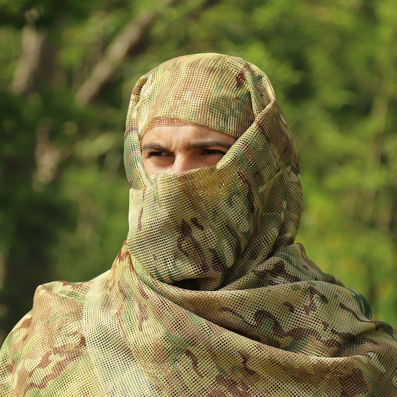 Маскувальний шарф-сітка SFVS 2.0 Multicam 8081 Маскувальний шарф-сітка SFVS 2.0 Multicam 8081