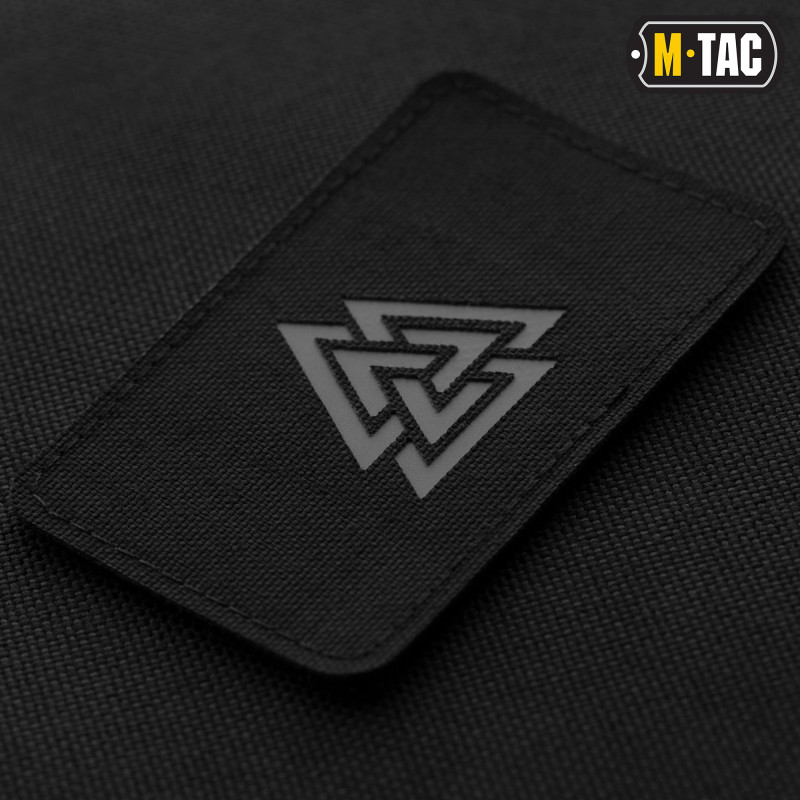 M-Tac нашивка Валькнут горизонтальна Laser Cut Black/Grey M-Tac нашивка Валькнут горизонтальна Laser Cut Black/Grey