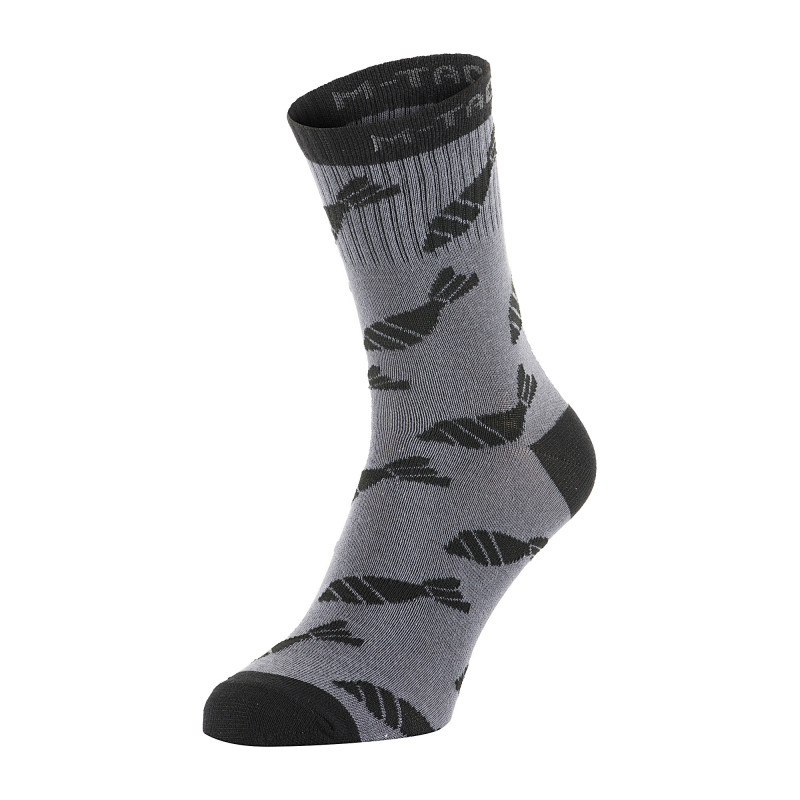 M-Tac шкарпетки легкі Mk.3 Mortar Bombs Dark Grey M-Tac шкарпетки легкі Mk.3 Mortar Bombs Dark Grey