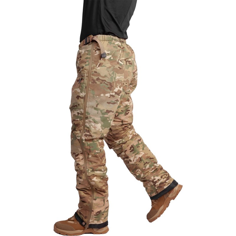Штани бойові зимові Vik-Tailor Rip-Stop з блискавкою, MultiCam