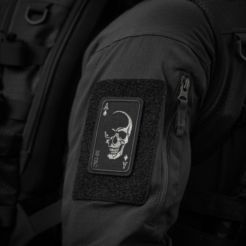 M-Tac нашивка Face of war (вишивка) Black