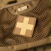 M-Tac нашивка Medic Cross Square ПВХ койот — фото 5