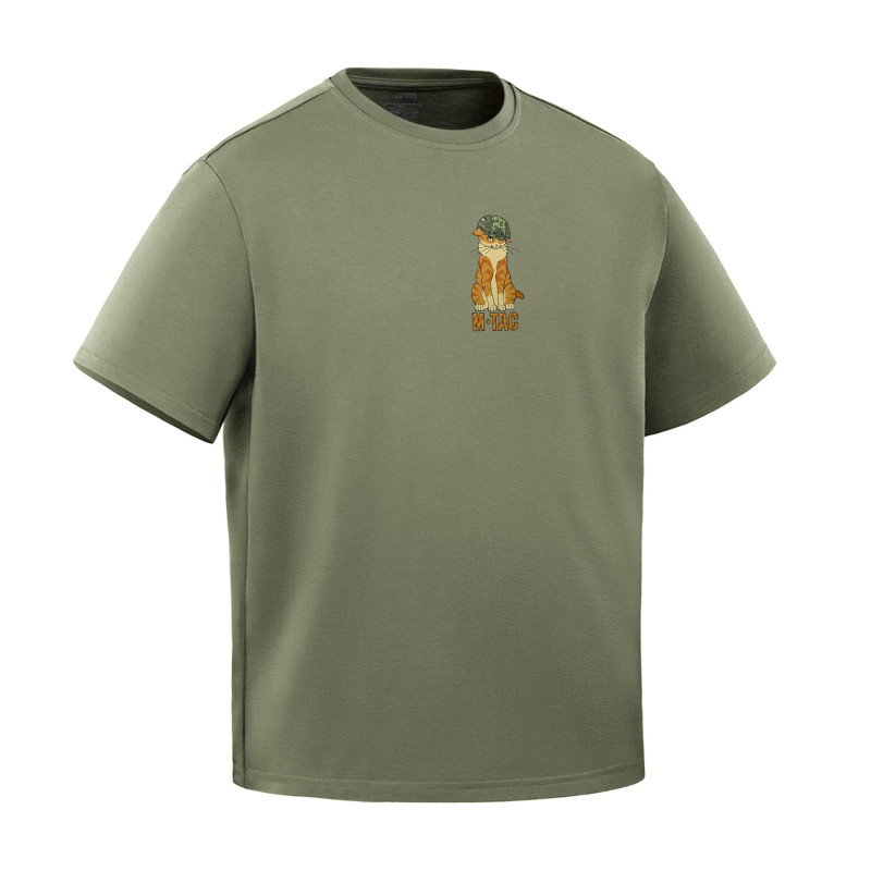 M-Tac футболка Orange Cat Cotton Hard Light Olive