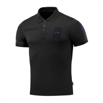 M-Tac поло Elite Coolmax Black/Dark Navy Blue